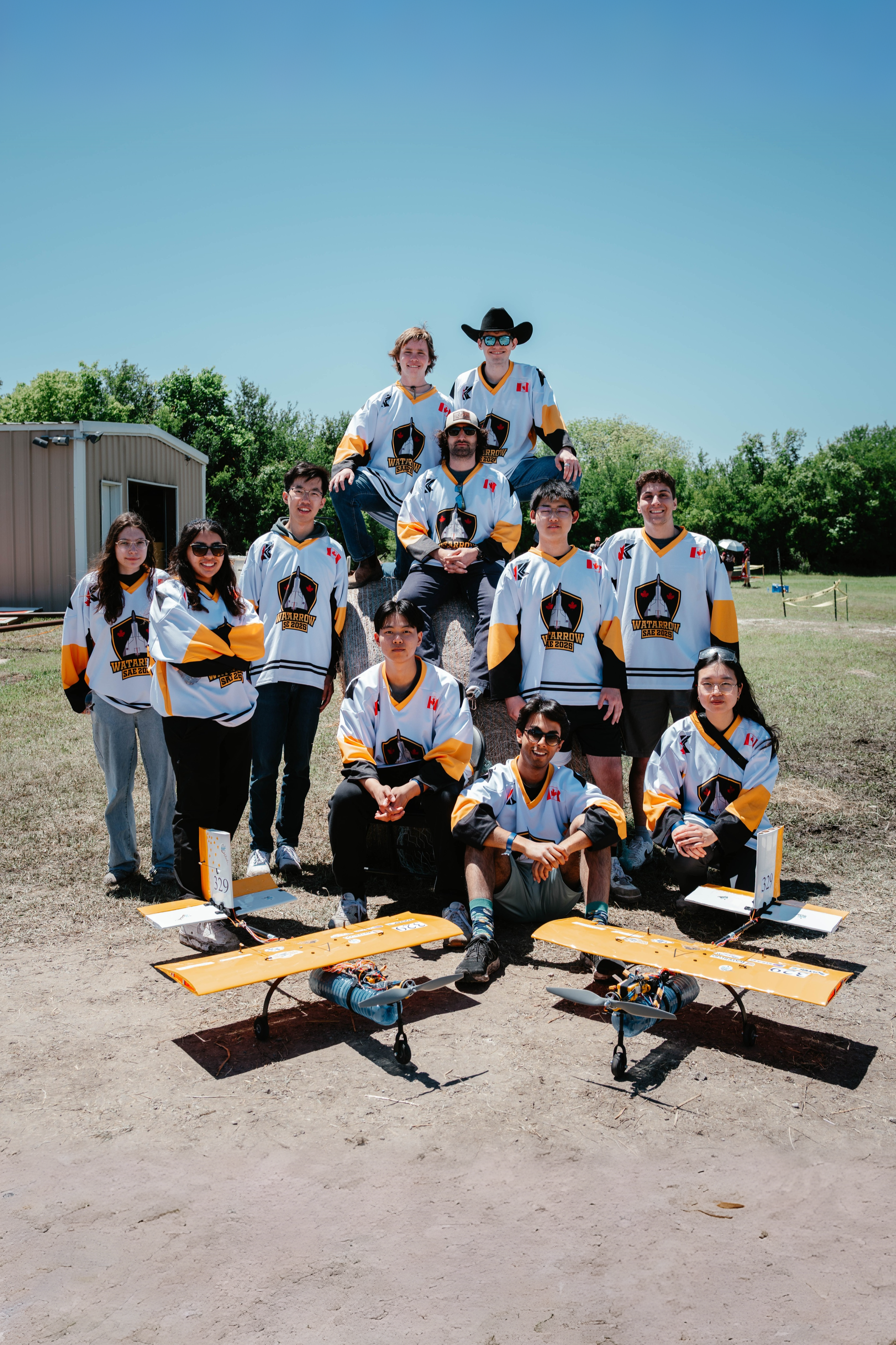WatArrow SAE Aero Design East 2026 team photo